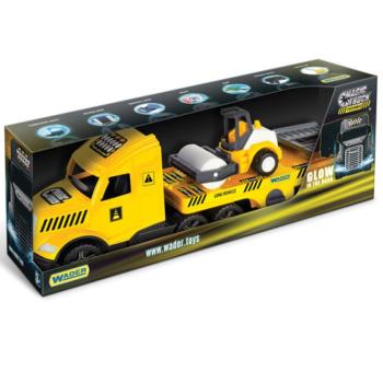 Magic Truck Technic: Kamion úthengerrel és fénnyel 80cm - Wader kép