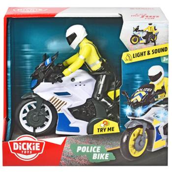 Magyar rendőrmotor fénnyel és hanggal - Dickie Toys kép