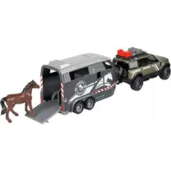 Majorette: Land Rover lószállító autó fény- és hanghatásokkal - 25 cm kép