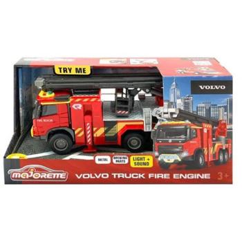 Majorette: Volvo tűzoltó autó fénnyel és hanggal 19cm- Simba Toys kép