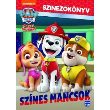 Mancs Őrjárat: Színes mancsok - Színezőkönyv kép