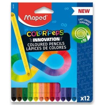 Maped: Color Peps Infinity háromszög alakú színes ceruza készlet - 12 db-os kép