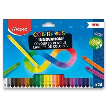 Maped: Color Peps Infinity háromszög alakú színes ceruza készlet - 24 db-os kép