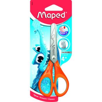 MAPED: Essentials Soft iskolai olló, 13 cm - többféle kép