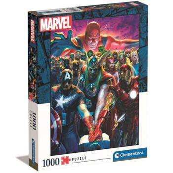 Marvel: A Bosszúállók csoportkép 1000db-os puzzle - Clementoni kép