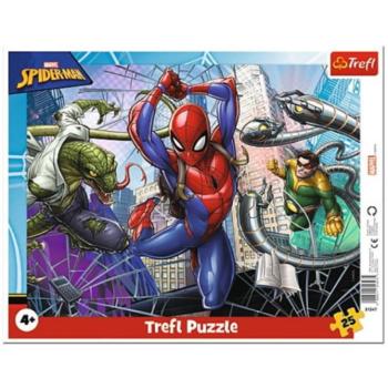 Marvel: Bátor Pókember 25 db-os keretes puzzle - Trefl kép