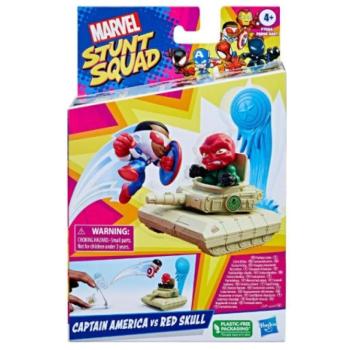 Marvel Stunt Squad: Amerika Kapitány vs. Vörös Koponya kilövőjáték szett - Hasbro kép