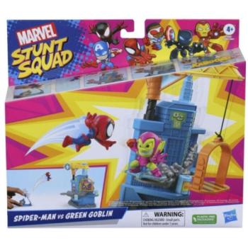 Marvel Stunt Squad: Pókember vs. Zöld Manó kilövőjáték szett - Hasbro kép