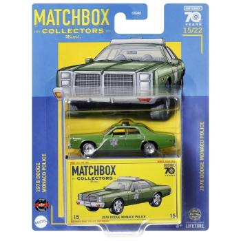 Matchbox: 1978 Dodge Monaco Police gyűjtői kisautó 1/64 70. évfordulós - Mattel kép