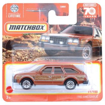 Matchbox: 1980 AMC Eagle barna kisautó 1/64 - Mattel kép