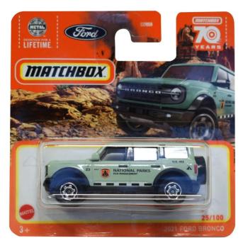 Matchbox: 2021 Ford Bronco halványkék kisautó 1/64 - Mattel kép