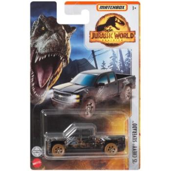 Matchbox: Jurassic World '15 Chevy Silverado kisautó 1/64 - Mattel kép