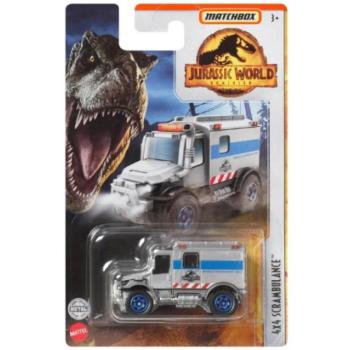 Matchbox: Jurassic World 4x4 Scarmbulance kisautó 1/64 - Mattel kép