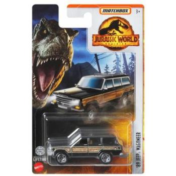 Matchbox: Jurassic World '89 Jeep Wagoneer kisautó 1/64 - Mattel kép