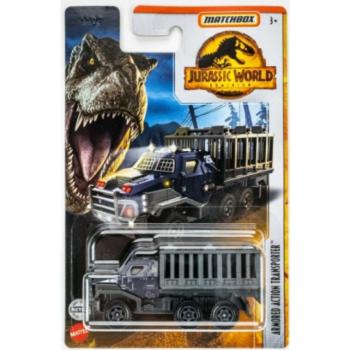 Matchbox: Jurassic World Armored Action Transporter kisautó 1/64 - Mattel kép