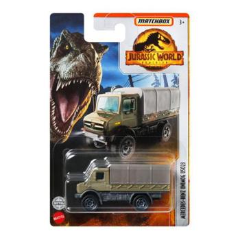 Matchbox: Jurassic World II Mercedes Benz Unimog U5023 kisautó 1/64 - Mattel kép