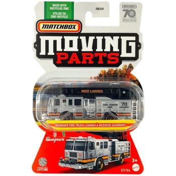 Matchbox Moving Parts: Nyitható Seagrave tűzoltó kisautó 1/64 - Mattel kép