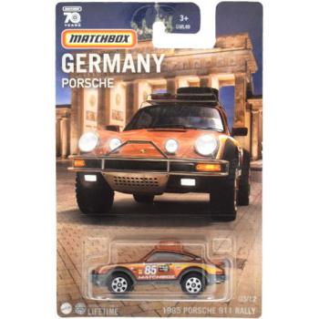 Matchbox - Németország kollekció: 1985 Porsche 911 Rally kisautó 1/64 - Mattel kép