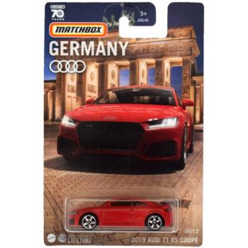 Matchbox - Németország kollekció: 2019 Audi TT RS Coupe kisautó 1/64 - Mattel kép