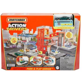 Matchbox: Park & Play garázs játékszett kisautóval - Mattel kép