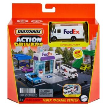 Matchbox: Városi pályaszett - FedEx csomagküldő központ kép