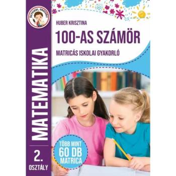 Matematika 100-as számkör - matricás iskolai gyakorló kép