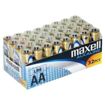 Maxell: Alkáli ceruzaelem 1.5V AA LR6 32db fóliás csomagolásban kép