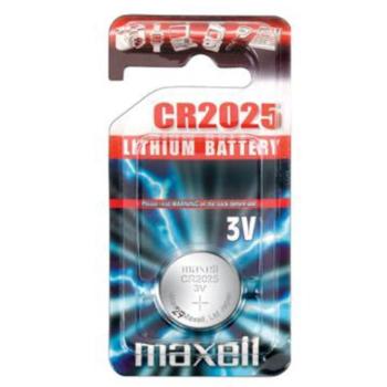 Maxell: Alkáli lítium gombelem CR2025 1db bliszteres csomagolásban kép