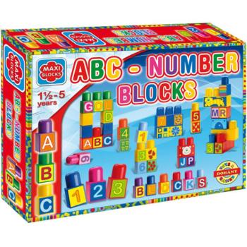 Maxi Blocks ABC építőkockák 64db-os - D-Toys kép