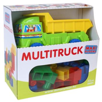 Maxi Blocks építőkockák dömperrel - D-Toys kép