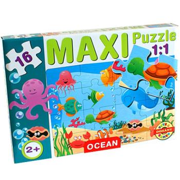 Maxi puzzle tengeri állatokkal - D-Toys kép