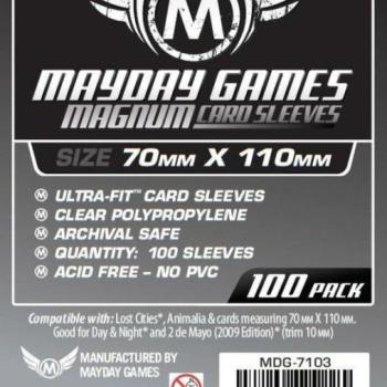 Mayday Games Magnum Silver kártyavédő: 70 x 110 mm "Elveszett városok" társasjátékhoz kép