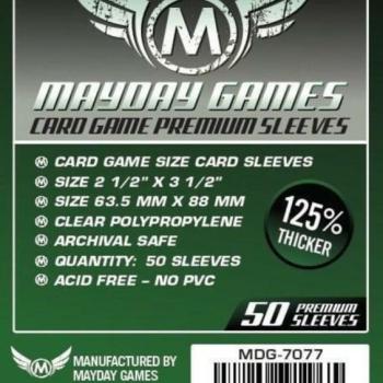 Mayday Games Premium kártyavédő kártyajátékokhoz (50 db-os csomag) 63.5 x 88 mm kép