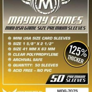 Mayday Games Premium Mini USA kártyavédő 41 x 63 mm (50 db-os csomag) kép