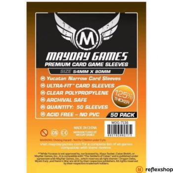 Mayday Games Prémium Yucatan keskeny kártyavédő (50 db-os csomag) 54 x 80 mm kép