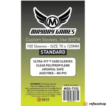 Mayday Games Standard egyedi kiadás WOTR-CE kártyavédő (100 db-os csomag) 70 x 120 mm kép