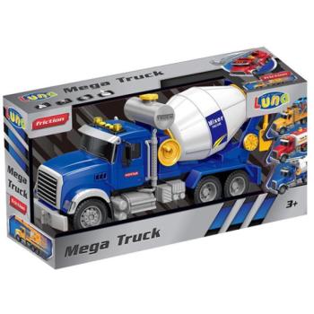 Mega Truck: Betonkeverő mixer teherautó fénnyel és hanggal 40x14x21cm kép