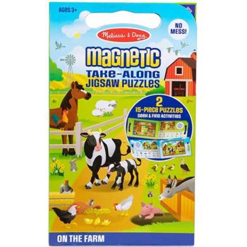 Melissa & Doug: Mágneses farm puzzle kép