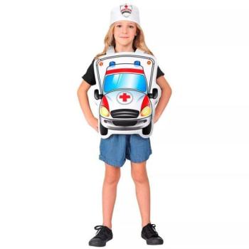 Mentőautó jelmez kiegészítővel - 113 cm kép