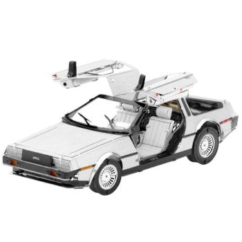 Metal Earth DeLorean - lézervágott acél makettező szett kép