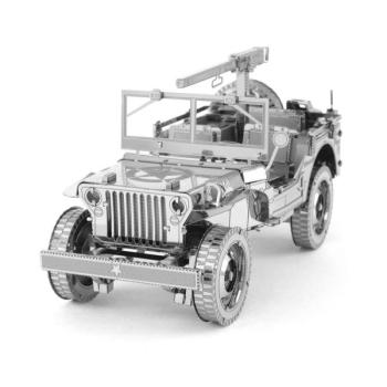 Metal Earth ICONX Willys Overland terepjáró - nagyméretű lézervágott acél makettező szett kép