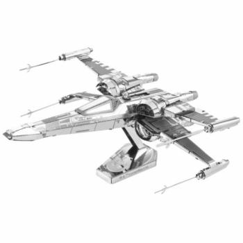 Metal Earth Star Wars Poe Dameron's X-wing Fighter űrrepülő - lézervágott acél makettező szett kép