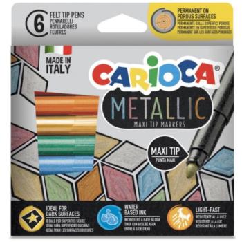 Metallic MaxiTip 6db-os filctoll szett - Carioca kép