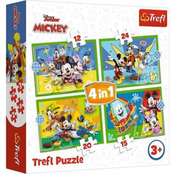 Mickey egér és a barátai 4 az 1-ben puzzle - Trefl kép