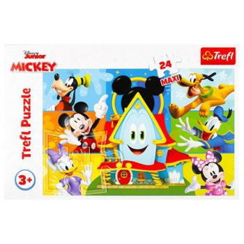 Mickey egér és barátai 24 db-os Maxi puzzle - Trefl kép