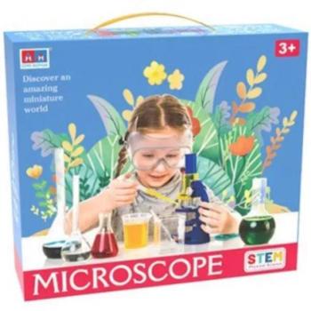 Mikroszkóp szett, 300x-os nagyítás kép