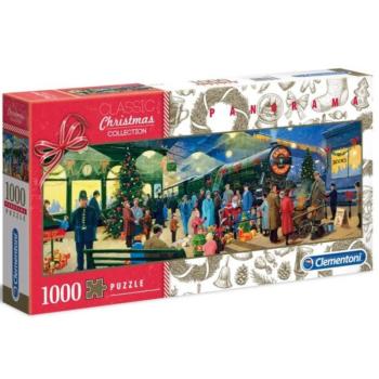 Mikulás expressz 1000 db-os panoráma puzzle - Clementoni kép