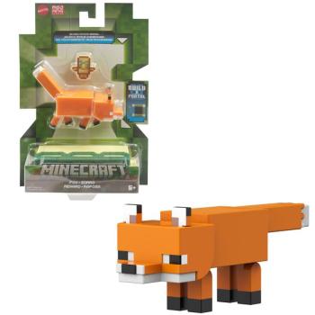 Minecraft: Fox, róka karakter játékfigura - Mattel kép