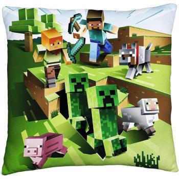 Minecraft: Kúszónövények harca díszpárna - 40 x 40 cm kép