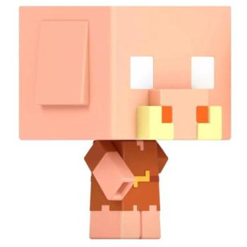 Minecraft Mob Head Minis: Nagyfejű Baby Malacember mini figura - Mattel kép